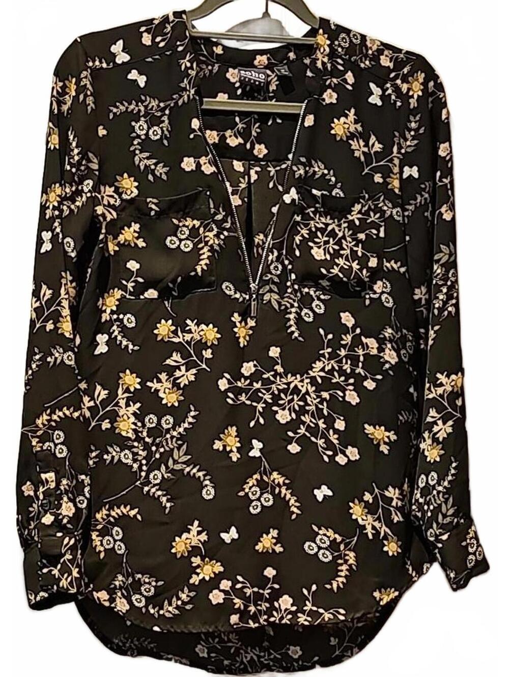 Soho floral dress blouse Size XS